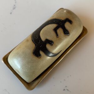 Mara Ceramic Stoneware Southwest Butter Dish with Lid